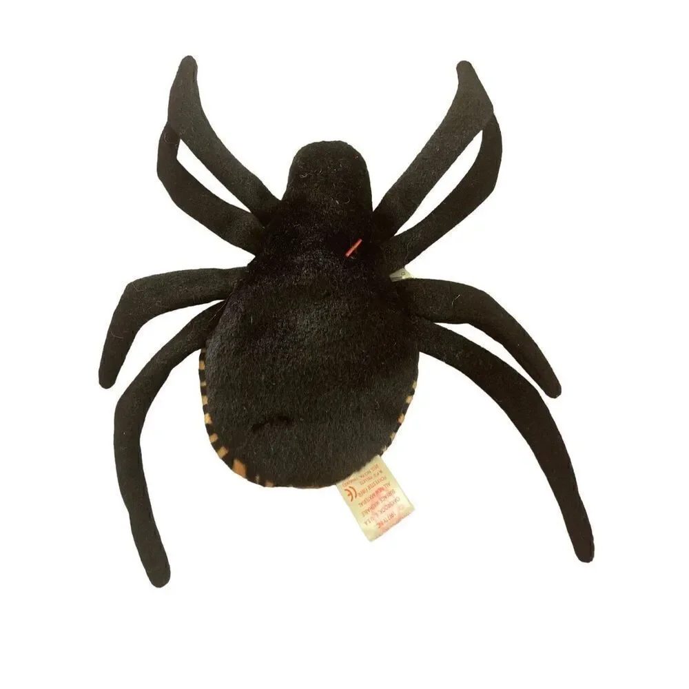 Spinner the Spider 1996/1997 Ty Beanie Baby Mint Condition Plush Collectible Nos